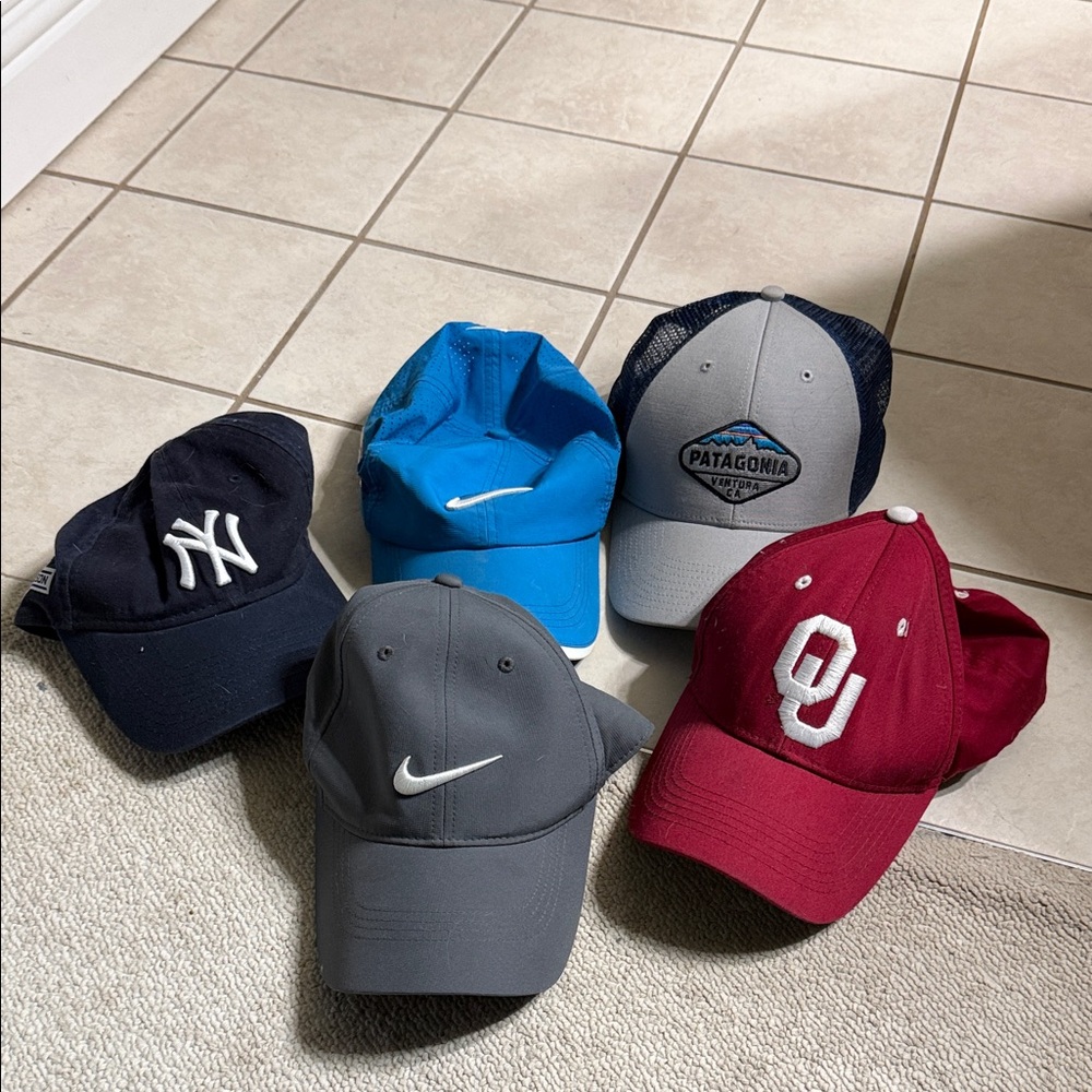 Patagonia and Nike Caps Collection